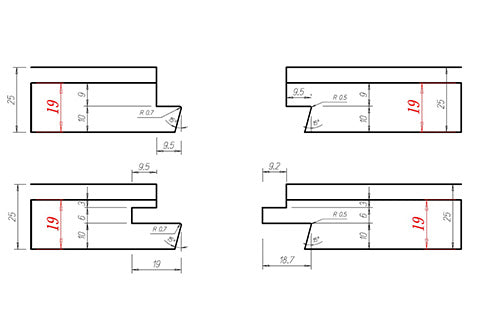 Door: 15° Bevel Shaker Cabinet Cutter Set – Rangate